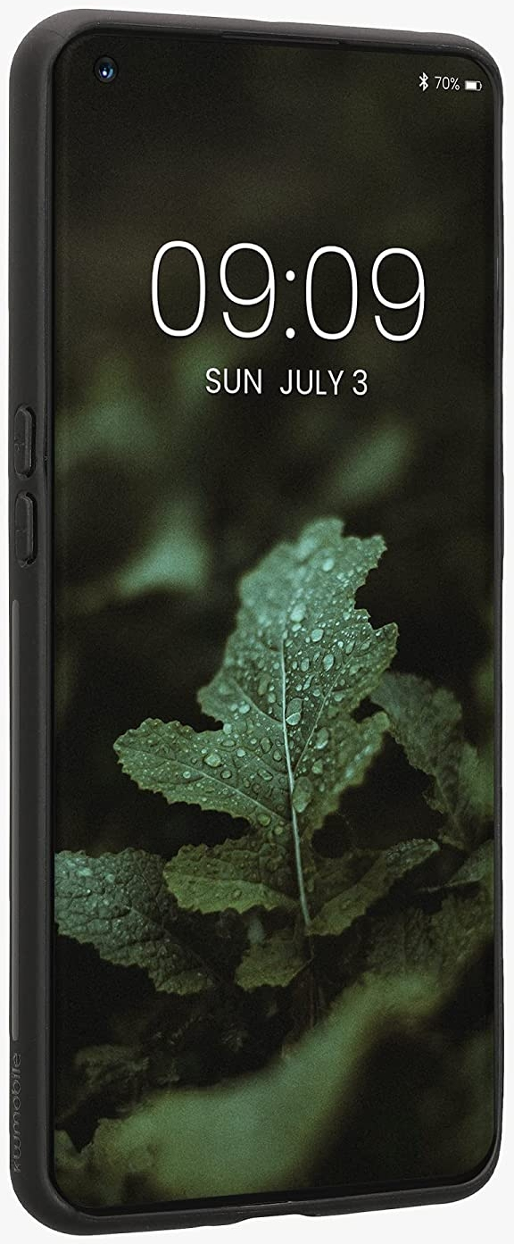 KWmobile Σκληρή Ξύλινη Θήκη με TPU Bumper - OnePlus 11 - Dark Brown / Walnut (60789.18)