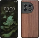 KWmobile Σκληρή Ξύλινη Θήκη με TPU Bumper - OnePlus 11 - Dark Brown / Walnut (60789.18)