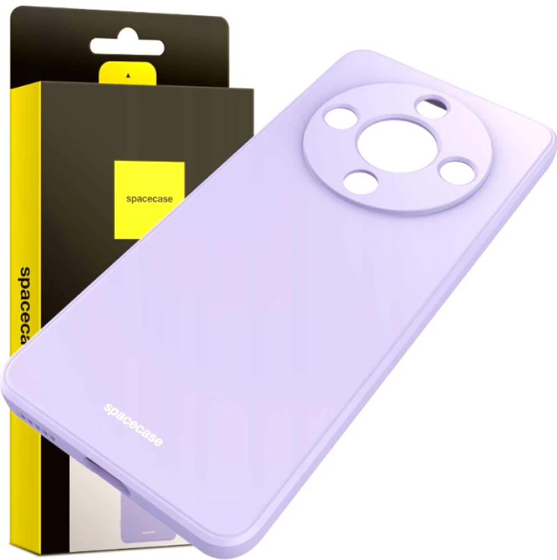 Θήκη Σιλικόνης - Honor Magic6 Lite - Spacecase Silicone Case - Light Purple (5905719110628)