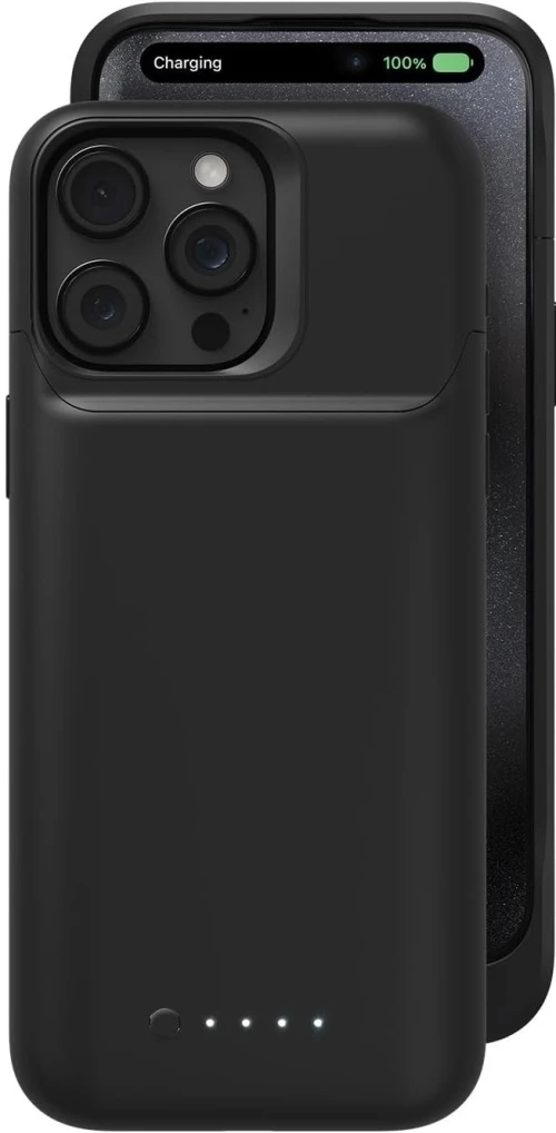 Θήκη Apple iPhone 15 Pro Max - Mophie Juice Pack 2024 Ανθεκτική με Ενσωματωμένη Μπαταρία 3.000 mAh - Black (401014302)