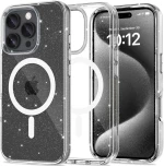 Σκληρή Διάφανη Θήκη MagSafe - Apple iPhone 16 Pro - Tech-Protect FlexAir Hybrid - Glitter (5906302311446)
