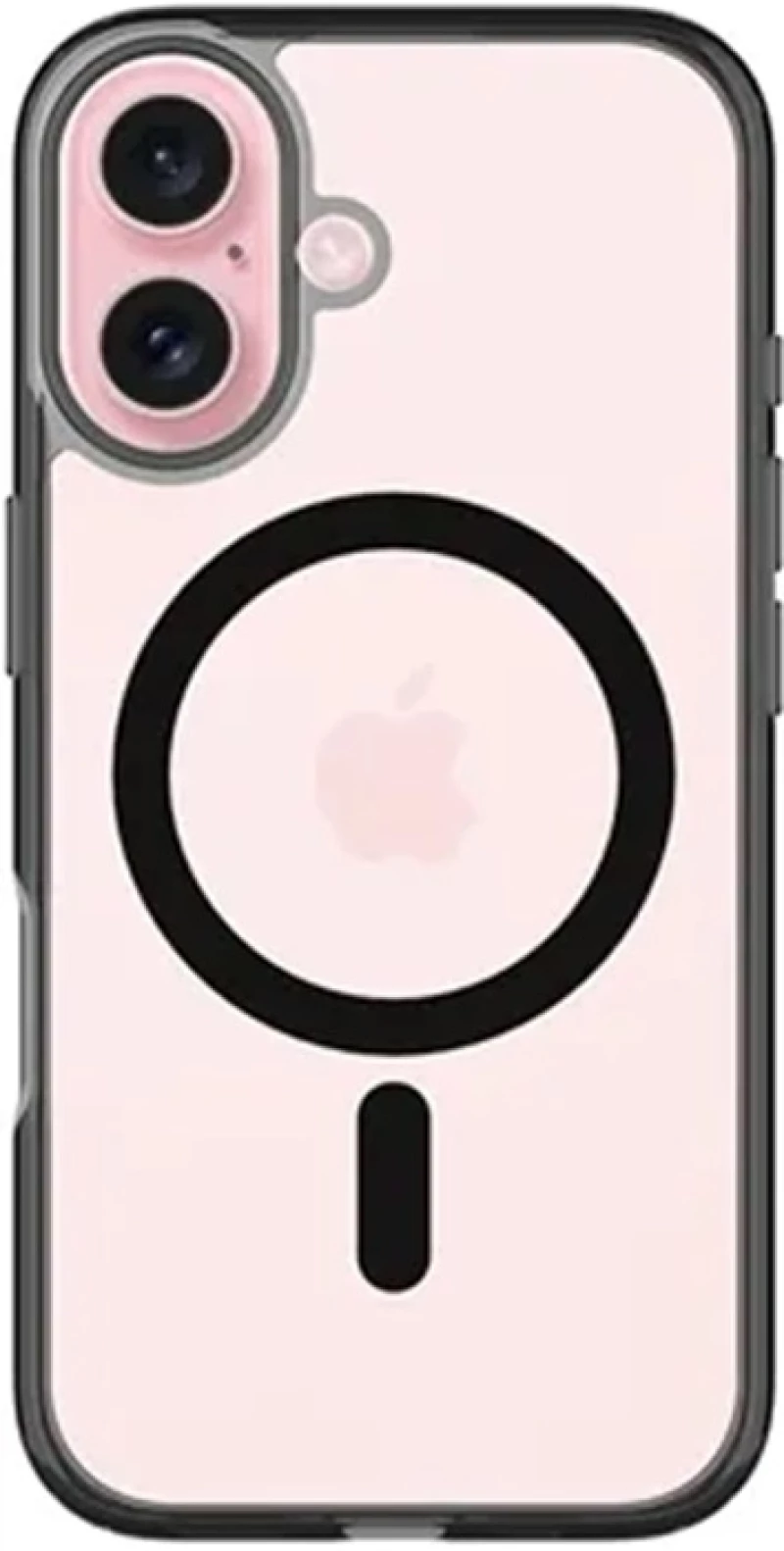 Θήκη Apple iPhone 16 - Vivid MagSafe Hybrid Case Διάφανη με MagSafe - Black (VIMAGACR496BK)