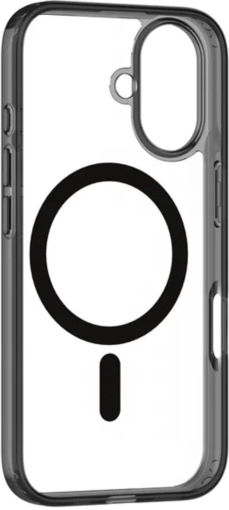 Θήκη Apple iPhone 16 - Vivid MagSafe Hybrid Case Διάφανη με MagSafe - Black (VIMAGACR496BK)