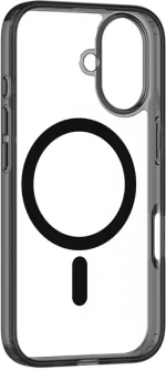 Θήκη Apple iPhone 16 - Vivid MagSafe Hybrid Case Διάφανη με MagSafe - Black (VIMAGACR496BK)