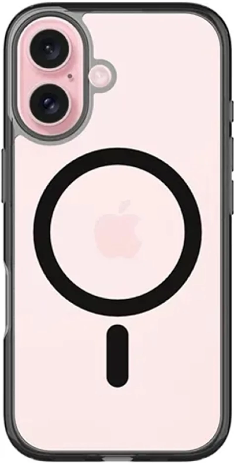 Θήκη Apple iPhone 16 Plus - Vivid MagSafe Hybrid Case Διάφανη με MagSafe - Black (VIMAGACR495BK)