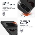 Θήκη Google Pixel 8 Pro - KWmobile TPU Case Σιλικόνης - Don't Touch My Phone / Transparent / Black (KWM000020JM003C)