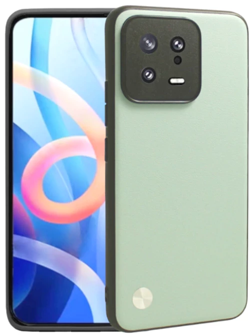 Θήκη Xiaomi 13 - Bodycell Vegan Cover Σκληρή - Light Green (5206015077234)