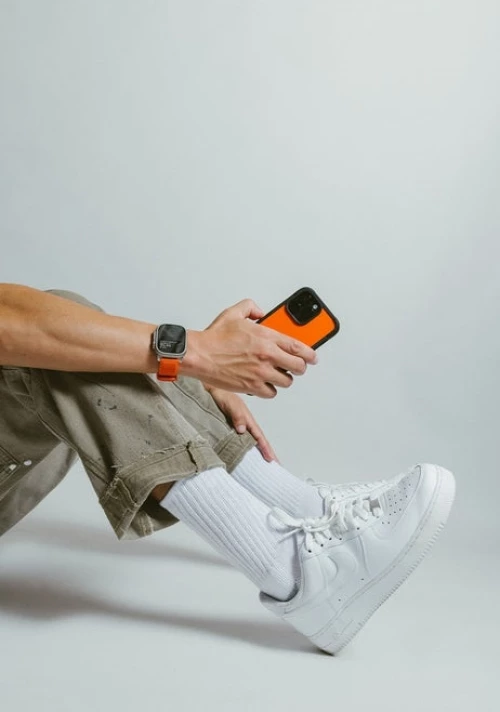 Θήκη Apple iPhone 15 Pro - Nomad Rugged Case Ανθεκτική με MagSafe - Ultra Orange (NM01670285)