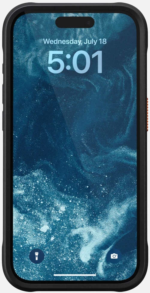 Θήκη Apple iPhone 15 Pro - Nomad Rugged Case Ανθεκτική με MagSafe - Ultra Orange (NM01670285)