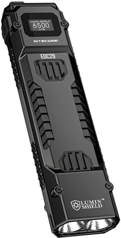Nitecore EDC29 - Αδιάβροχος Επαναφορτιζόμενος Φακός UHi LED - 6500 Lumens - Μπαταρία 2.500 mAh - Black (6952506408597)
