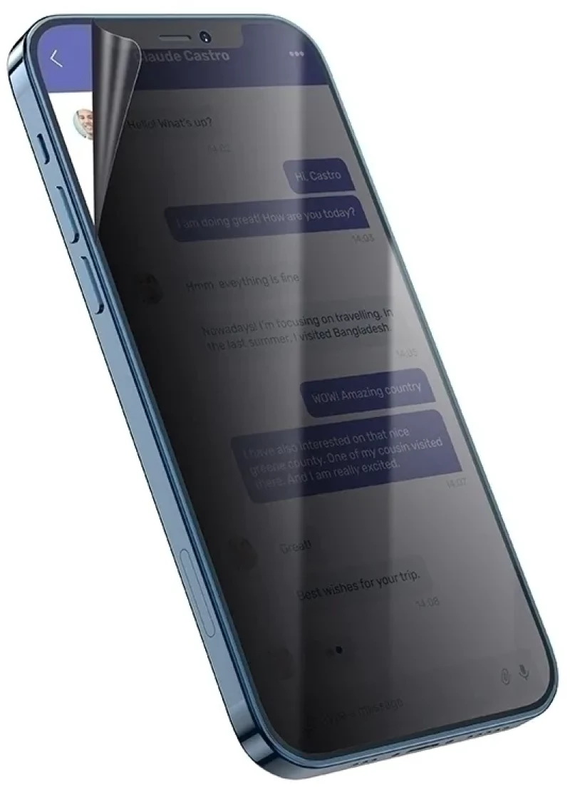 Hoco Hydrogel Pro Privacy Matte Screen Protector - Ματ Μεμβράνη Προστασίας Απορρήτου Οθόνης Apple iPhone 11 Pro Max - 0.15 mm - Matte (HOCO-FRONT-PRM-001-037)