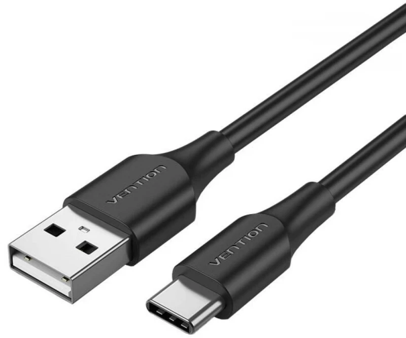 Vention usb 2.0 a Male to Type-c Male 3a Cable 3m Black (Cthbi) (Vencthbi)