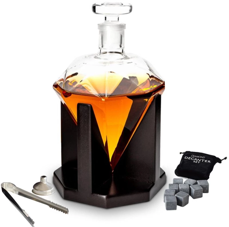 Diamond Decanter - Πολυτελής Καράφα με Διαχρονική Αίσθηση Κομψότητας