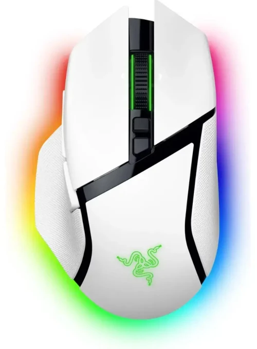 Razer BASILISK V3 PRO 35K WHITE WIRELESS - Optical Switches - Tilt Wheel - 11 Buttons