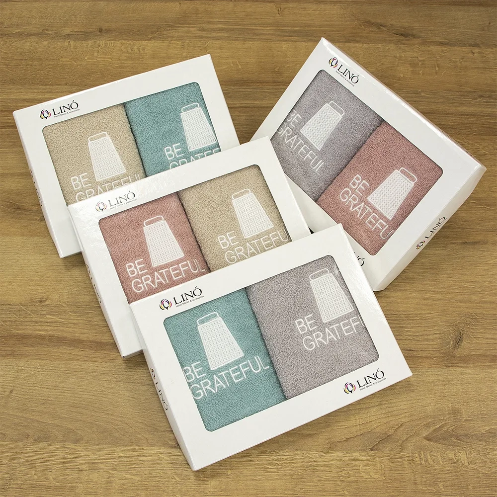 LINO ΣΕΤ ΠΕΤΣΕΤΕΣ BE GRATEFUL BEIGE-PINK 2ΤΜΧ