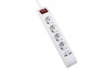 ΠΟΛΥΠΡΙΖΟ 4Θ+2USB(2.1A)+ΔΙΑΚΟΠΤΗ+ΚΑΛ3Χ1.5 1.5Μ