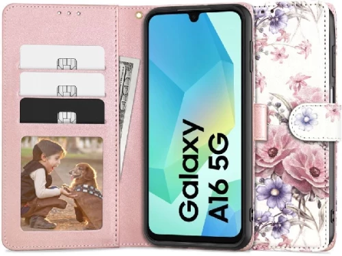 Tech-Protect Blossom Flower Wallet (Samsung Galaxy A16 4G / 5G)