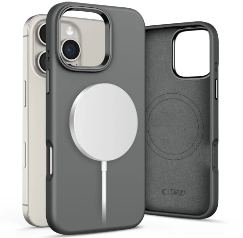Tech-Protect Θήκη Silicone Pure Magsafe iPhone 16 Pro Γκρι