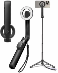 Spigen S571W MagSafe Bluetooth Selfie Stick Tripod - Black