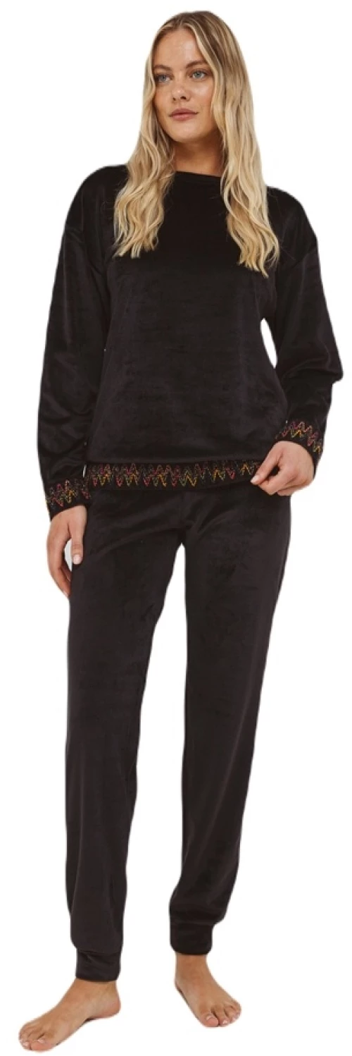 Giota Γυναικεία Χειμερινή Βελούδινη Φόρμα - Homewear Regular Fit 4488