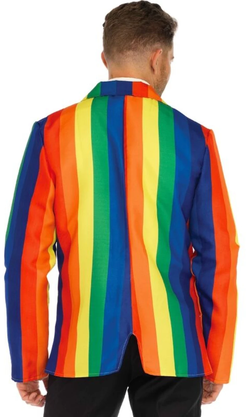 LEG AVENUE - BLAZER + TIE RAINBOW