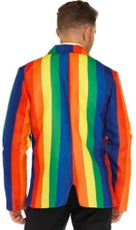 LEG AVENUE - BLAZER + TIE RAINBOW