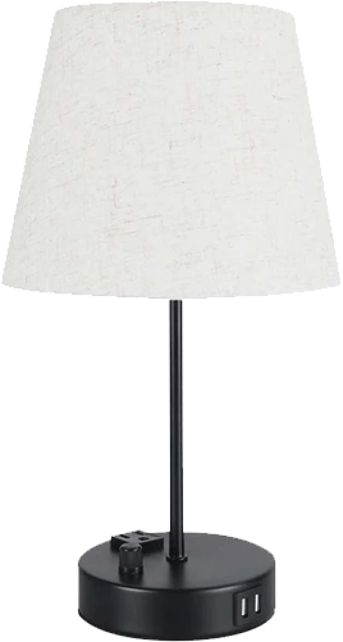 HELENA TABLE LAMP 1XE27 BLACK/WHITE