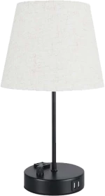 HELENA TABLE LAMP 1XE27 BLACK/WHITE