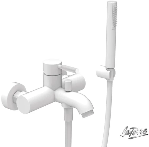 Μπαταρία Μπάνιου Λουτρού Tech Inox Λευκό Ματ 200-12019-300 Ιταλίας La Torre