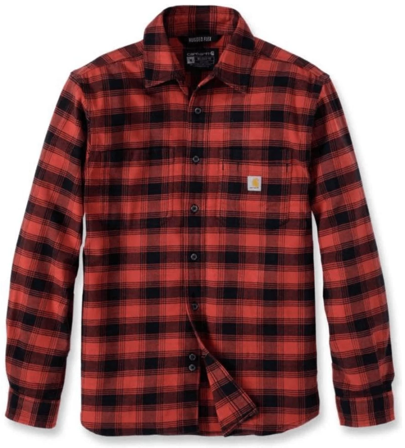 Πουκάμισο Ανδρικό Καρό Flannel Red Ochre Κόκκινο Carhartt 105945-R81
