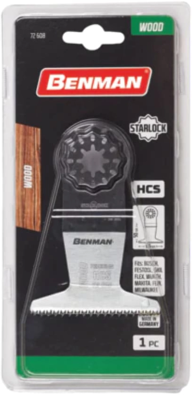 ΠΡΙΟΝΟΛΑΜΑ ΒΥΘΙΖΟΜΕΝΗ STARLOCK HCS ΓΙΑ ΞΥΛΟ 50x65mm ΒΕΝΜΑΝ 72608