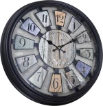 Ρολόι τοίχου - TZ690 - 006904 - Black