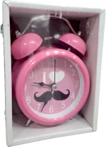Επιτραπέζιο ρολόι - Ξυπνητήρι - 3301-3 - 330109 - Pink