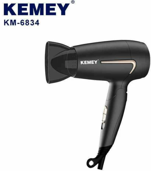 Kemei Πιστολάκι Μαλλιών Ταξιδίου KM-6834
