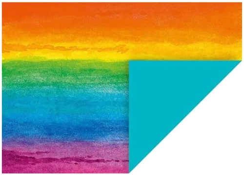 Χαρτόνι 50χ70εκ. 300γρ. Aqua Rainbow