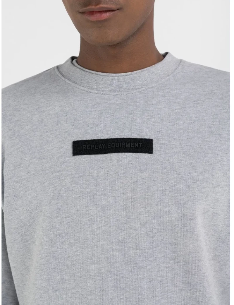 Replay Man Sweatshirt With Lettering