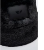 Replay Woman FAUX FUR BUCKET Black HAT