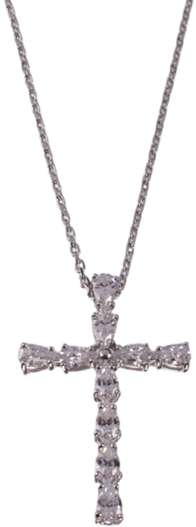 Σταυρός Πετράτος Ασήμι 925 με zircon Prince 413.2012.1
