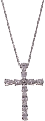 Σταυρός Πετράτος Ασήμι 925 με zircon Prince 413.2012.1