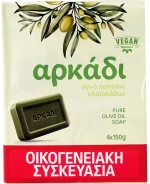 ΑΡΚΑΔΙ Σαπούνι Πράσινο 4x150gr