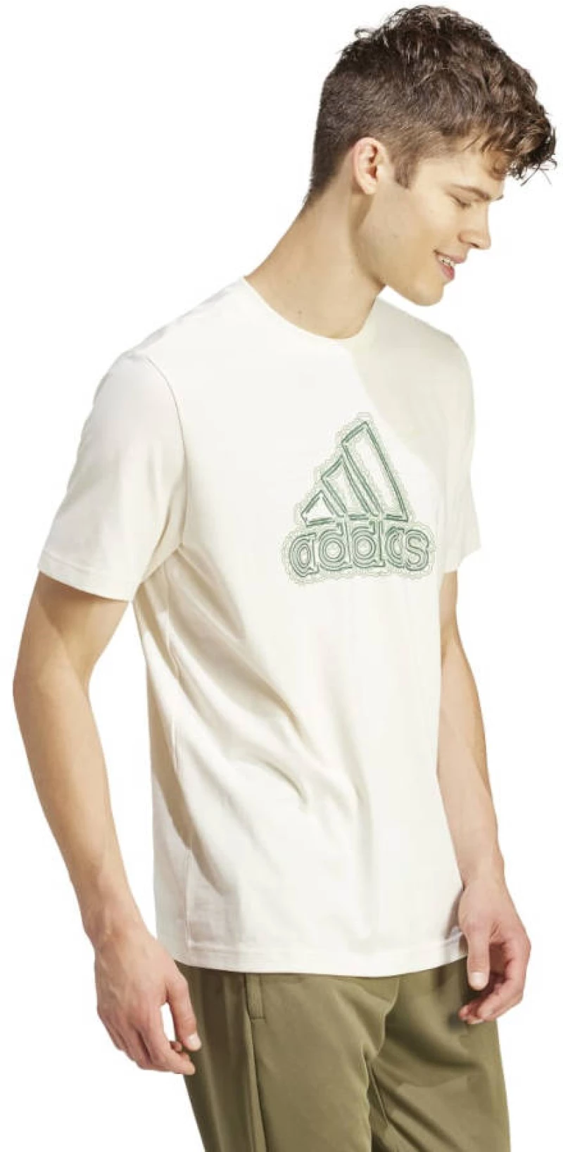 Ανδρικό T-Shirt Adidas Growth Badge Graphic Λευκό  Λευκό