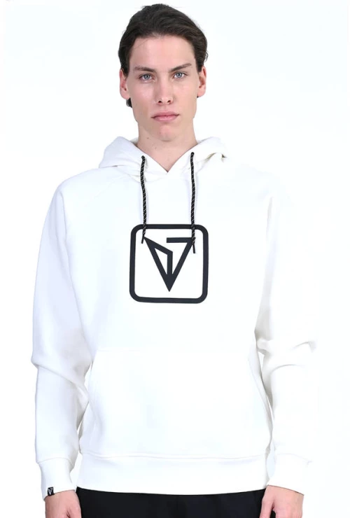 Ανδρικό Φούτερ Magnetic North Hoodie Hd Logo Λευκό  Λευκό