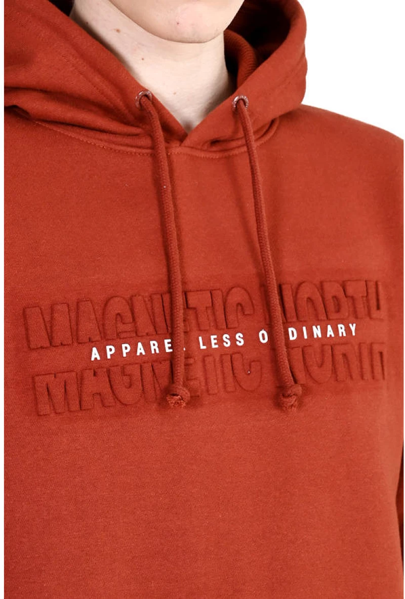 Ανδρικό Φούτερ Magnetic North Hoodie 3D Apparel Less Ordinary Chutney  Κανελί