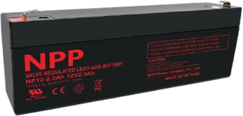 ΜΠΑΤΑΡΙΑ ΜΟΛΥΒΔΟΥ 12V 2,3Ah - NPP
