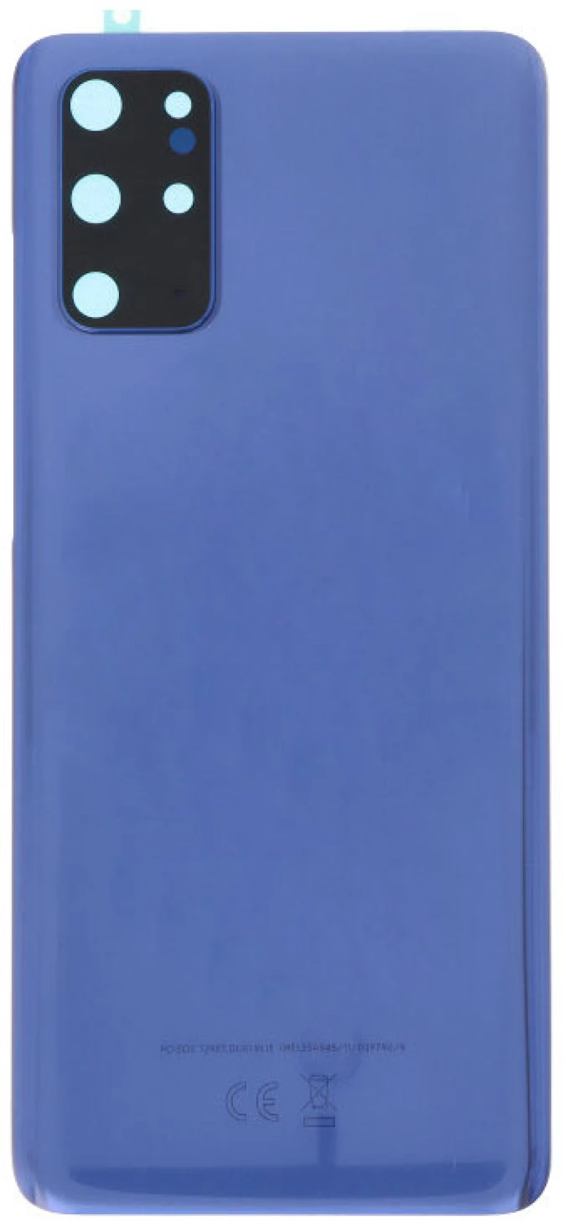 Battery Door with Adhesive and Back Camera Lens and Bezel for Samsung Galaxy S20+ Dark Blue