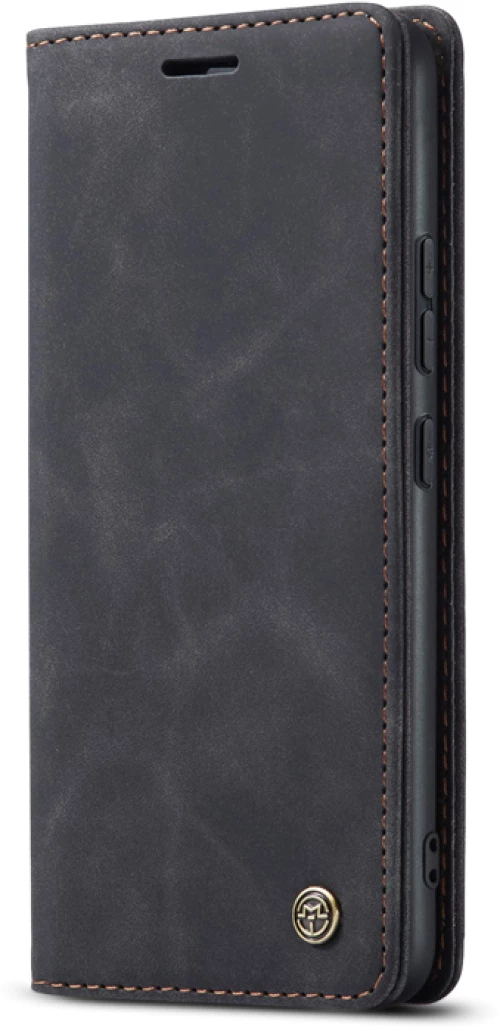 CaseMe-013 TPU Horizontal Flap Leather Case for Xiaomi Redmi 14C Black