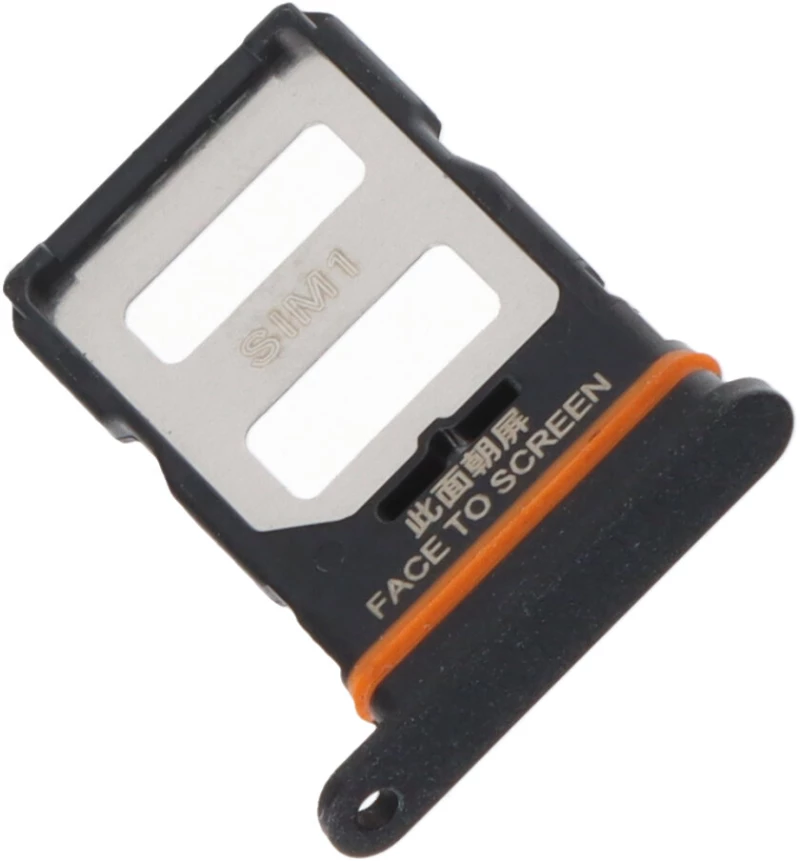 SIM Card Tray for Xiaomi Redmi Note 12 Pro 5G Dual Card Version Black