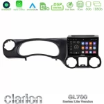Clarion GL700 Lite Series 8Core Android11 6+128GB Jeep Wrangler 2011-2014 Navigation Multimedia Tablet 9" Με Carplay & Android A U-G76L-JP0787