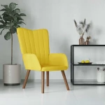 Πολυθρόνα Relax Κίτρινο Μουσταρδί Βελούδινη Κίτρινο 327662