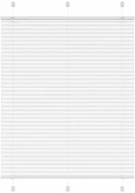 Πλισέ περσίδα Λευκό 105x150 cm Πλάτος υφάσματος 104,4 cm Λευκό 4015501